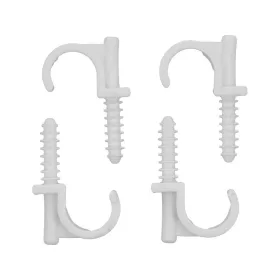 Vorel csőrögzítő műanyag, bordázott 4 részes 22 mm