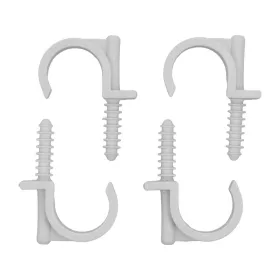 Vorel csőrögzítő műanyag, bordázott 4 részes 28 mm