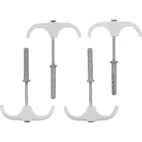 Vorel csőrögzítő műanyag kétoldalas, tiplivel 4 részes 15-28 mm