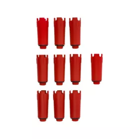 Vorel próbadugó piros 1/2" 10 részes