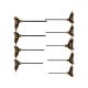 Vorel torx készlet markolattal 9 részes T10-T50