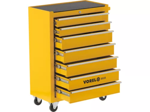 Vorel gurulós szerszámoskocsi, 7 fiókos