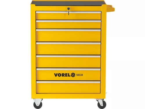Vorel gurulós szerszámoskocsi, 7 fiókos