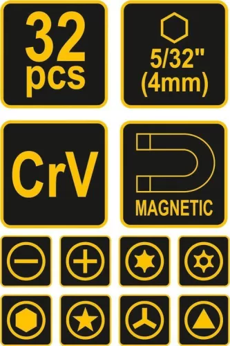 Vorel mobiltelefon szerelő készlet 32 részes