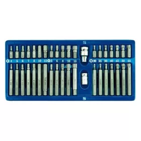 Vorel bitfej készlet 40 részes fém tokkal