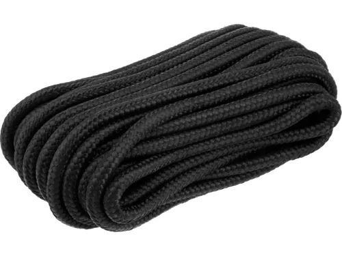 Vorel fonott polipropilén zsinór 14 mm 20 m fekete