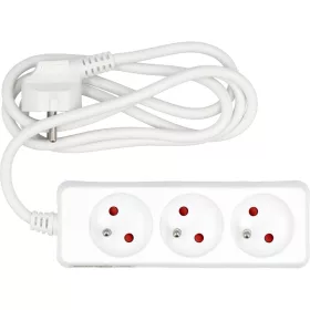 Vorel hosszabbító elosztó hármas, földelt, kapcsoló nélkül 1,5 m