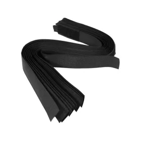 Vorel tépőzár szalag fekete 450 mm 10 db