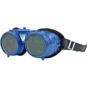Vorel hegesztő szemüveg, 2 szűrővel, kék