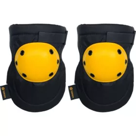 Vorel térdvédő műanyag betéttel fekete/sárga