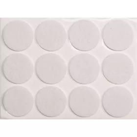 Vorel öntapadós csúszásgátló alátét fehér filc 28 mm 12 db