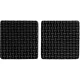 Vorel öntapadós csúszásgátló alátét habszivacs fekete 85x85 mm 2 db