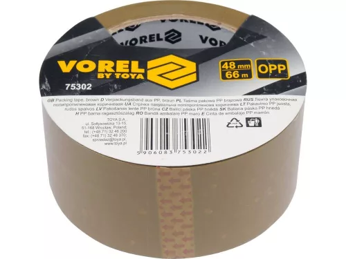Vorel ragasztószalag barna 48 mm x 66 m