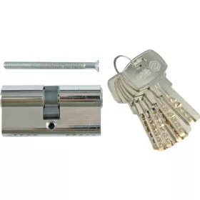 Vorel zárbetét krómozott 31/31 mm 6 kulcsos