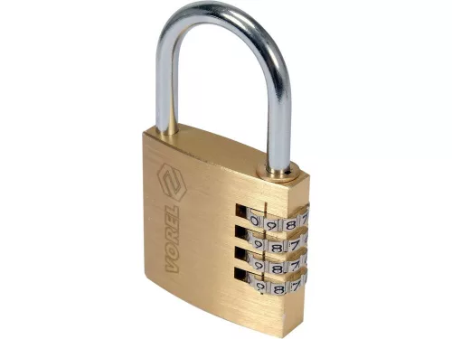 Vorel kombinációs lakat 40 mm 4 jegyű