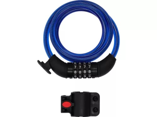Vorel kerékpár lakat tartóval kombinációs zárral 10 x 1200 mm