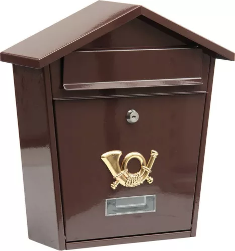 Vorel postaláda barna 380x320x105 mm