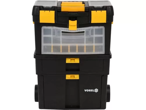 Vorel kerekes szerszámosláda 3 részes