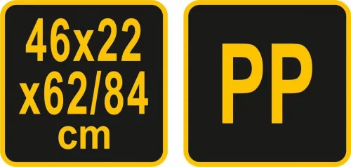 Vorel kerekes szerszámosláda 3 részes