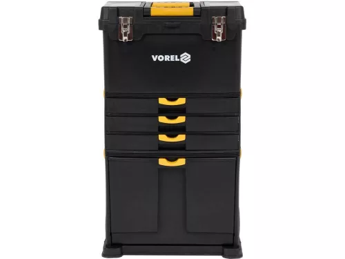 Vorel kerekes szerszámosláda 3 részes 3 fiókkal