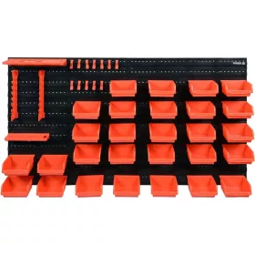 Vorel fali szerszám és csavar rendszerező 48 részes