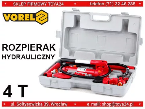 Vorel hidraulikus bontó készlet 4T
