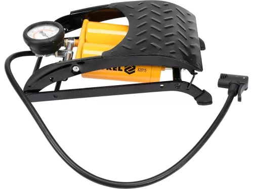 Vorel lábpumpa dupla hengeres nyomásmérővel 7 bar