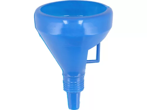 Vorel üzemanyag tölcsér, szűrővel, rugalmas csővel kék