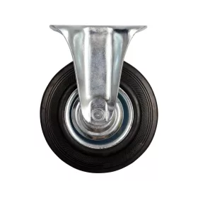 Vorel ipari kerék fix 125 mm 100 kg fekete