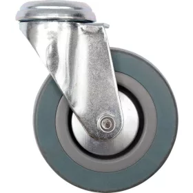 Vorel ipari kerék forgó, csavaros 100 mm 45 kg szürke