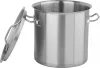 Yato Gastro magas fazék fedővel 25x25cm 12l inox