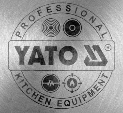 Yato Gastro magas fazék fedővel 30x30cm 21l inox