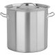 Yato Gastro magas fazék fedővel 36x36cm 36l inox