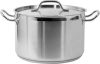 Yato Gastro közepes fazék fedővel 28x18cm 11,1l inox
