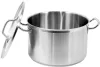Yato Gastro közepes fazék fedővel 32x20cm 16,1l inox