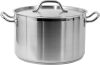 Yato Gastro közepes fazék fedővel 32x20cm 16,1l inox