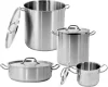 Yato Gastro közepes fazék fedővel 32x20cm 16,1l inox
