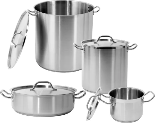 Yato Gastro közepes fazék fedővel 50x32cm 62,8l inox