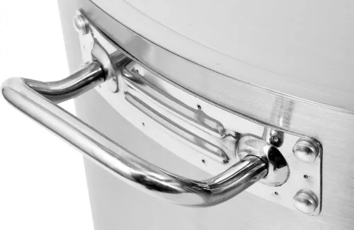 Yato Gastro alacsony fazék fedővel 20x10,5cm 3,3l inox