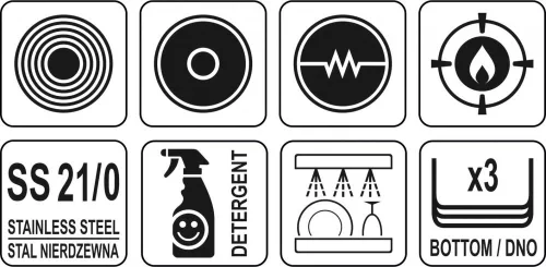 Yato Gastro sütőserpenyő 28cm inox