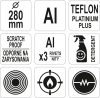 Yato Gastro alumínium serpenyő 280 mm indukciós, teflon bevonattal