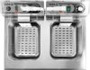 Yato Gastro elektromos olajsütő, csappal, kétrekeszes 2x12l 5000W
