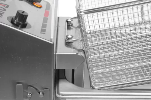 Yato Gastro elektromos dupla olajsütő, szabadon álló szekrénnyel 2x11,5l 5000W