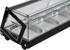 Yato Gastro hűtővitrin 5x1/2gn 175x39x37cm fekete