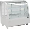 Yato Gastro hűtővitrin kijelzővel, fehér 100l 68x45x67cm
