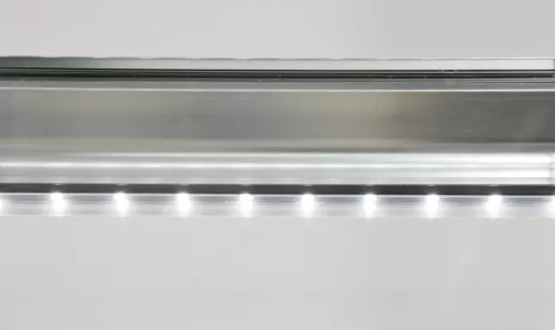 Yato Gastro álló hűtővitrin kijelzővel, fekete 300l 65x80x144,5cm