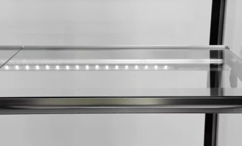 Yato Gastro álló hűtővitrin kijelzővel, fekete 400l 90x80x144cm