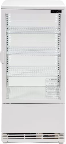 Yato Gastro álló hűtővitrin kijelzővel, fehér 78l 42x38x96cm