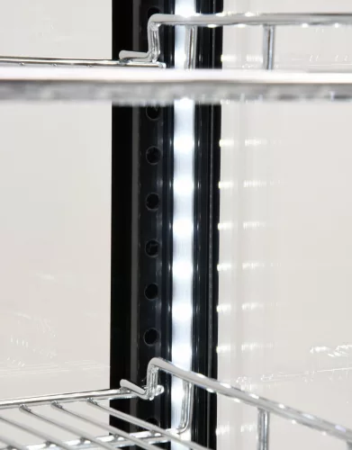 Yato Gastro álló hűtővitrin kijelzővel, fekete 78l 43x39x98cm