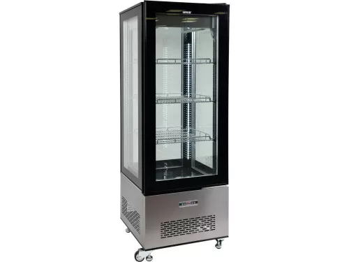 Yato Gastro álló látvány hűtőgép 400 L fekete